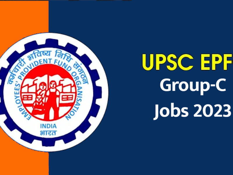 upsc epfo jobs 2023