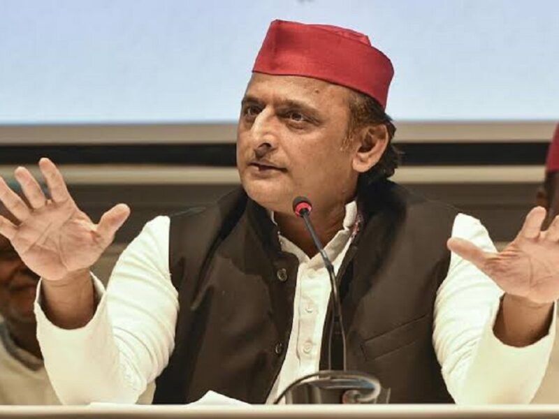 Akhilesh Yadav in action