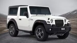 Mahindra Thar white color