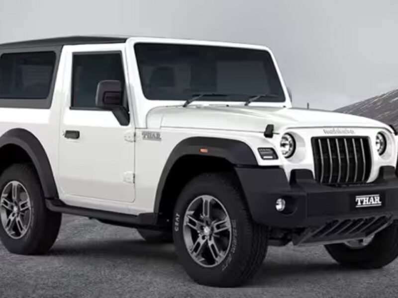Mahindra Thar white color