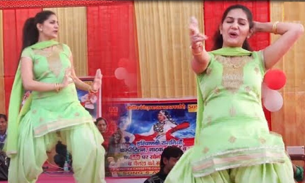 Sapna Chowdhary danced