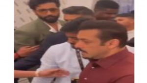 Vicky Kaushal pushed by salman khan bodygurad