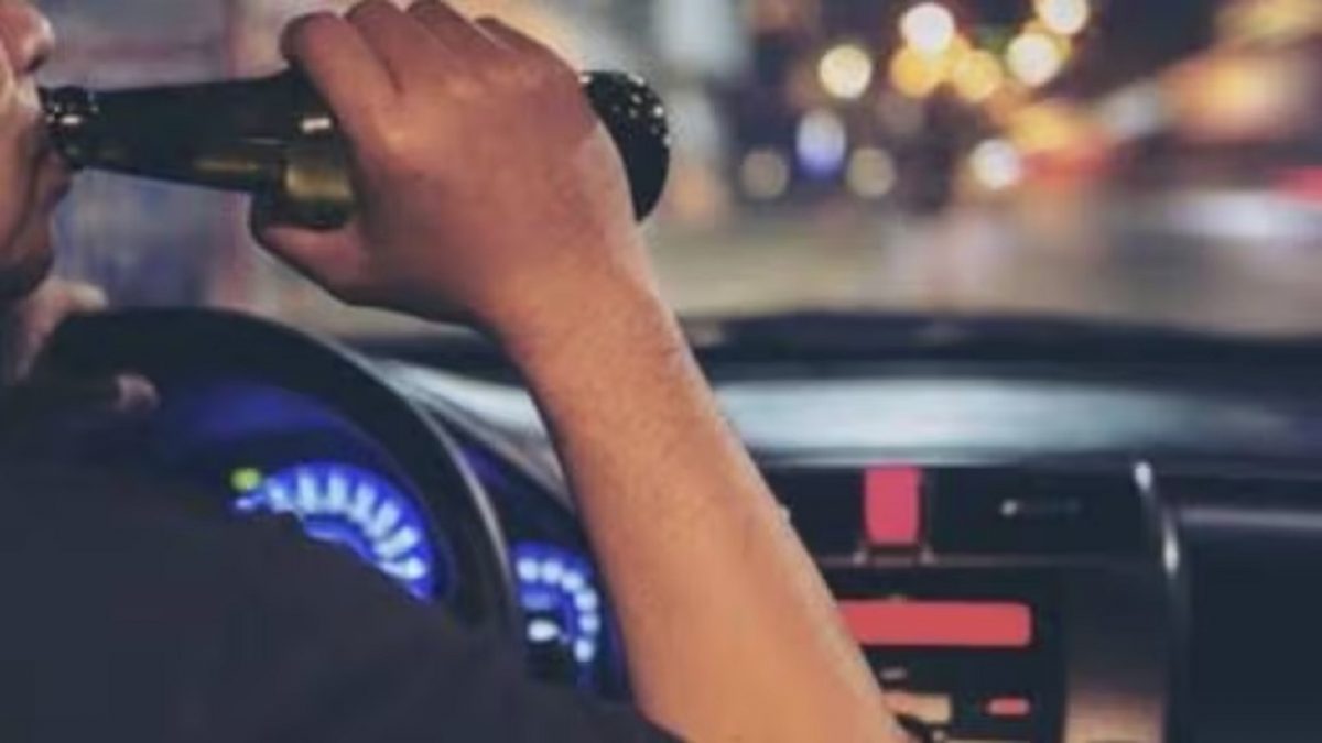 Drunk man gives his car