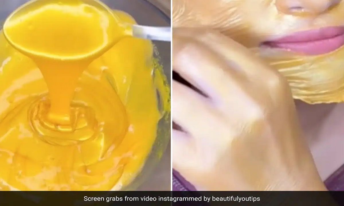 Gold Face Mask