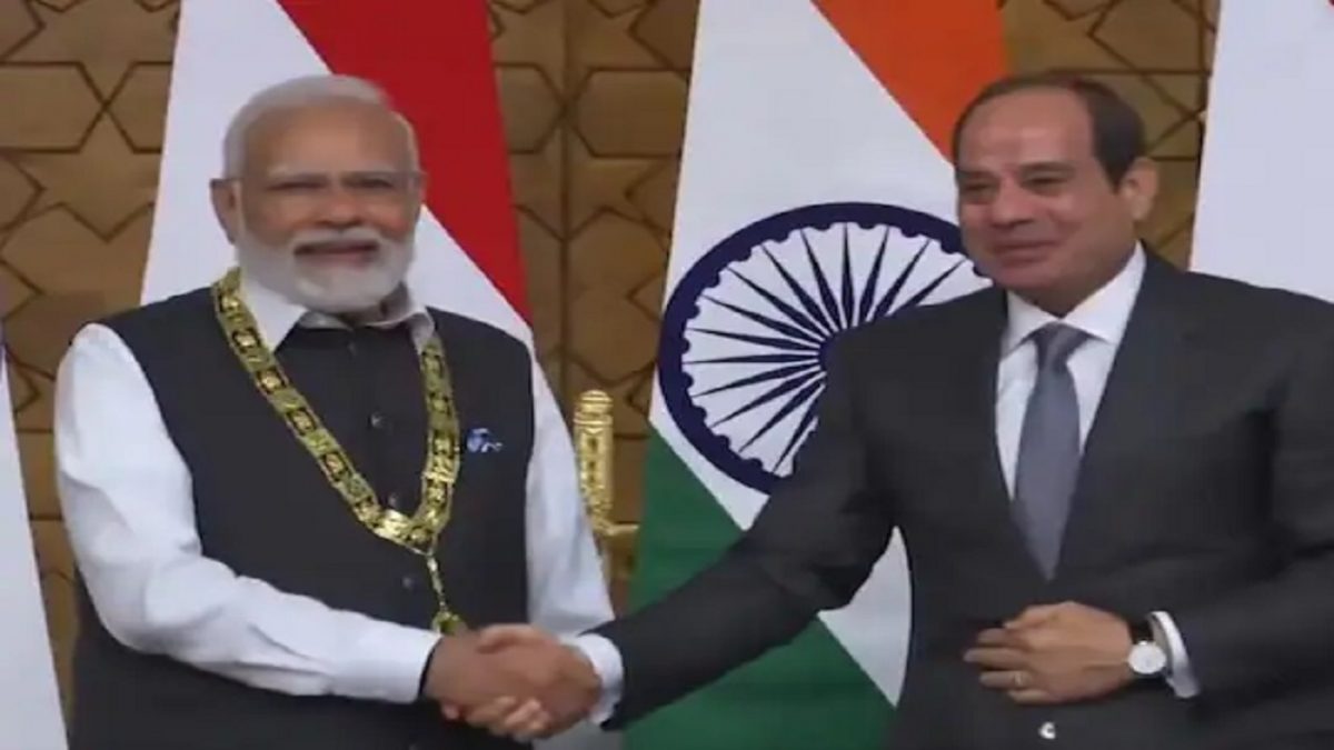 PM Modi conferred with 'Order of the Nile'