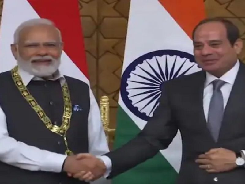 PM Modi conferred with 'Order of the Nile'