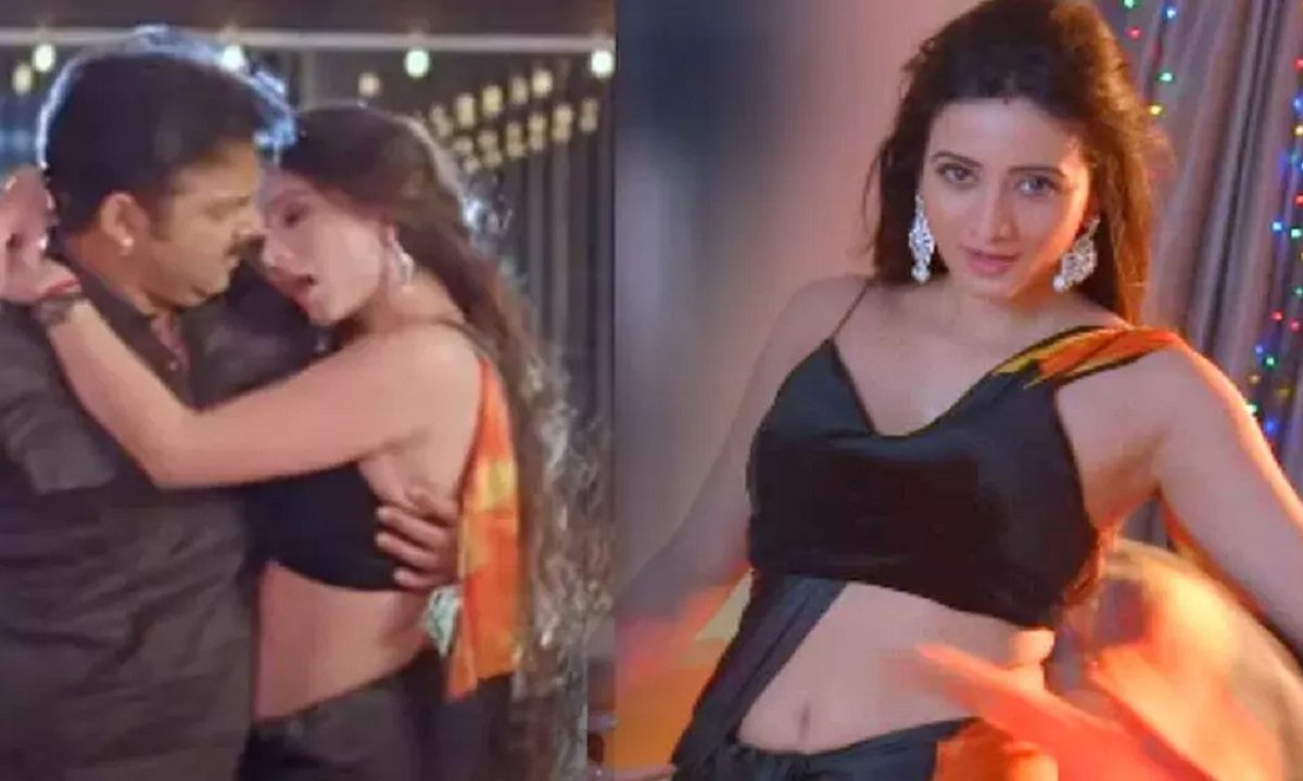 Pawan Singh in bed with Harshika