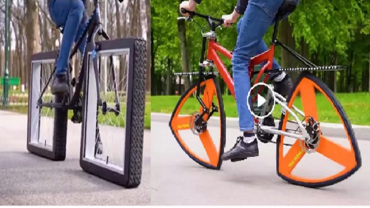 Square Wheels Bicycle Video