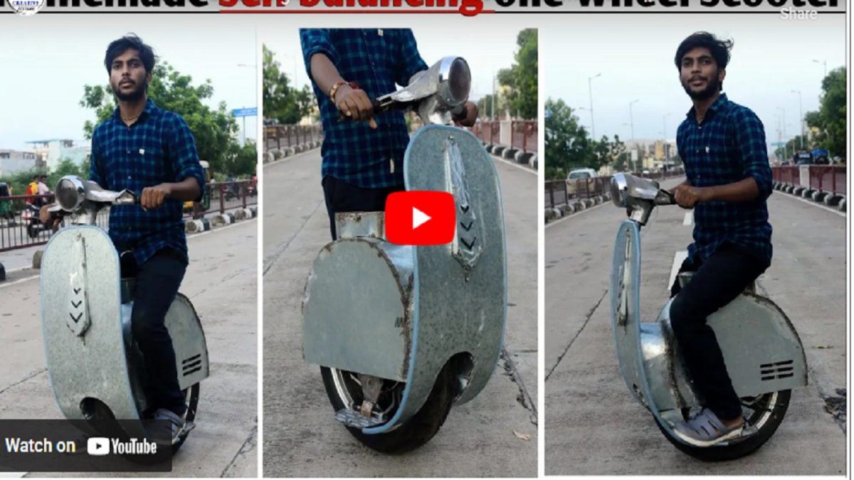 one-wheel self balancing electric scoote