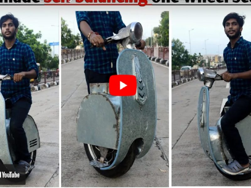 one-wheel self balancing electric scoote
