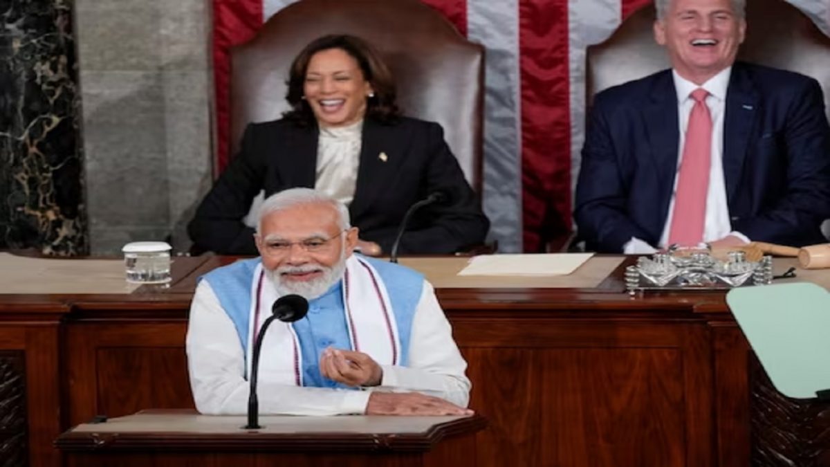 pm modi mentions kamala harris samosa caucus