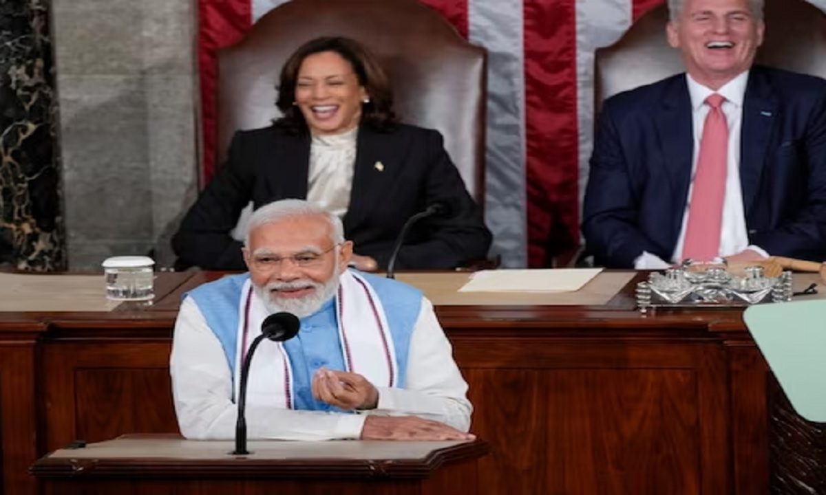 pm modi mentions kamala harris samosa caucus