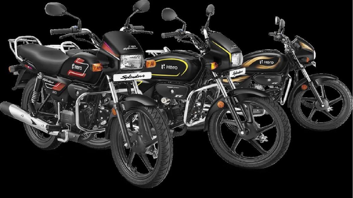 Hero Splendor Plus Black and Accent