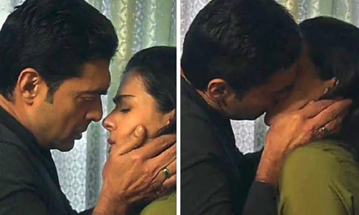 Kajol broke the lip kissing policy final