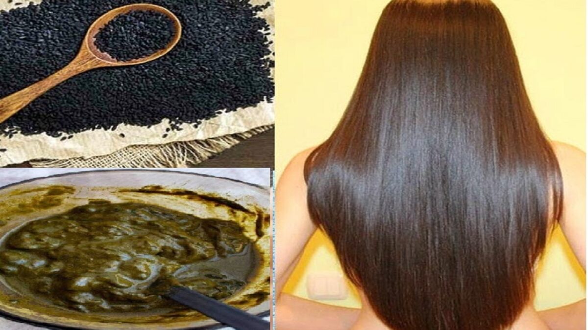 black hair will be with the use of kalonji