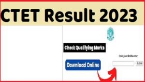CTET Result 2023
