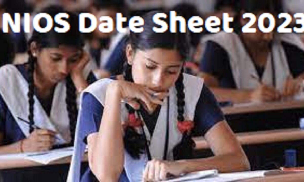 NIOS Date Sheet 2023