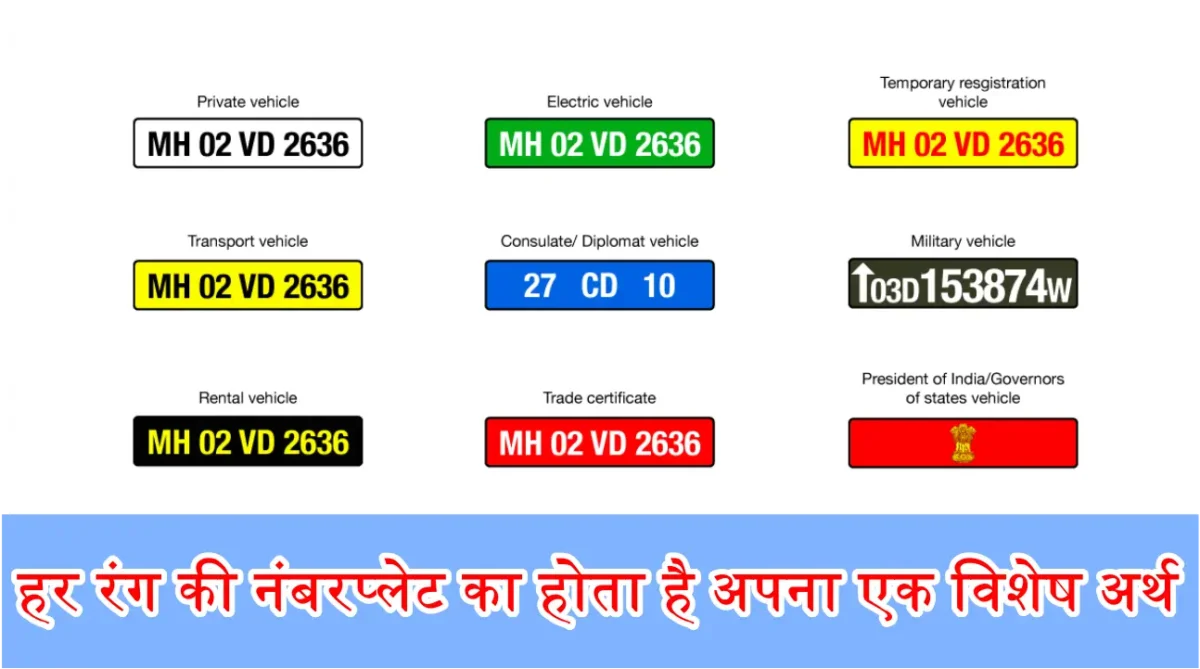 Vehicles Number plate