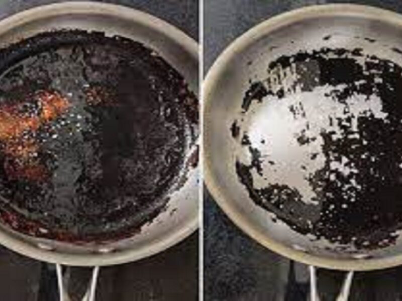 burnt utensils