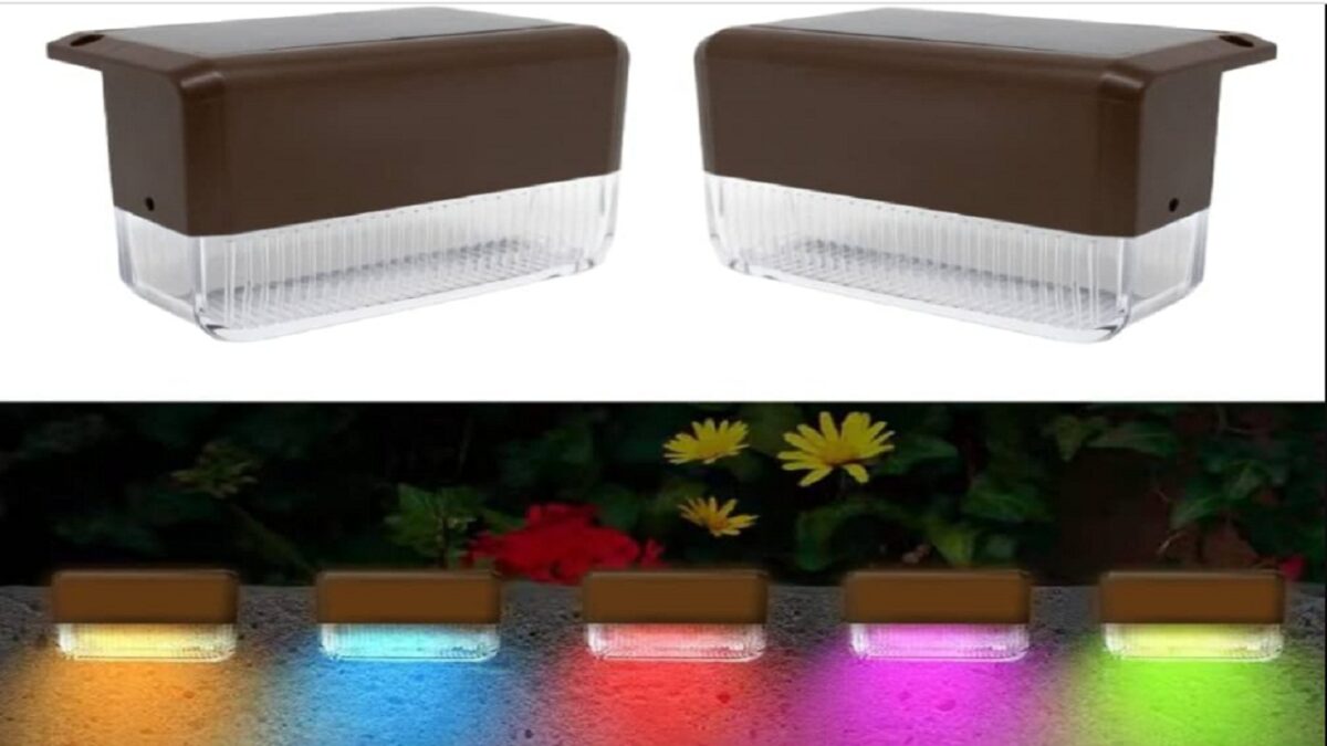 hardoll LED Waterproof Fence Solar Light Lamp