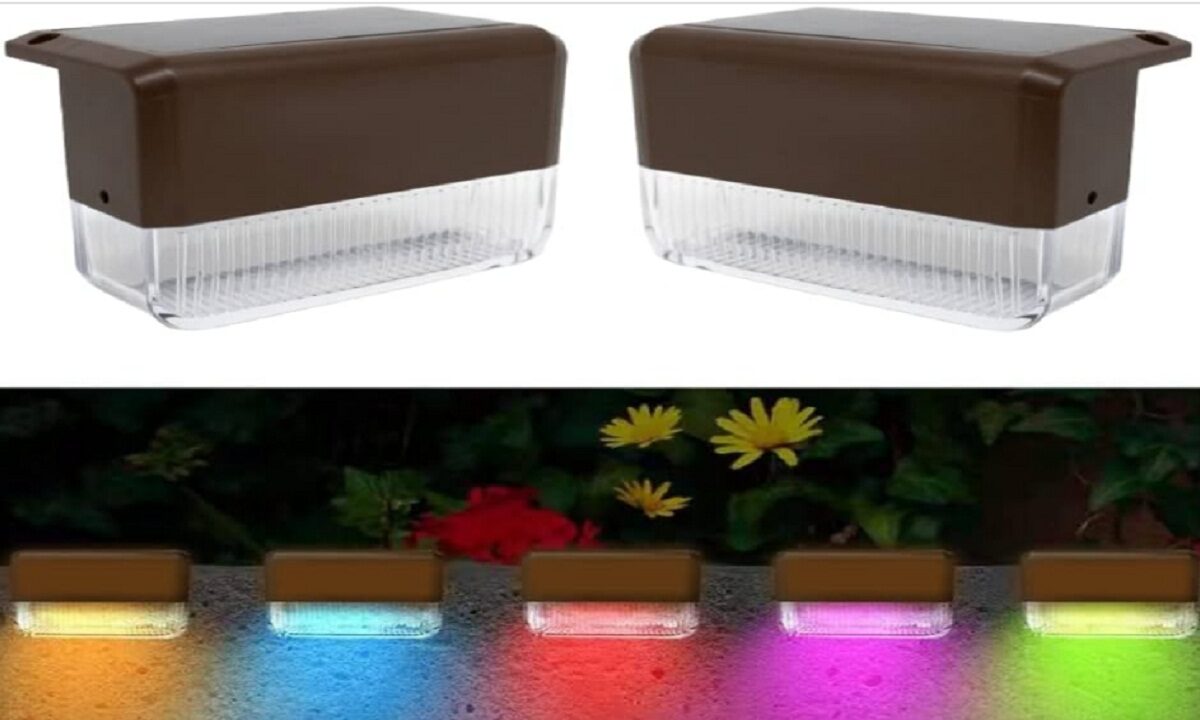 hardoll LED Waterproof Fence Solar Light Lamp