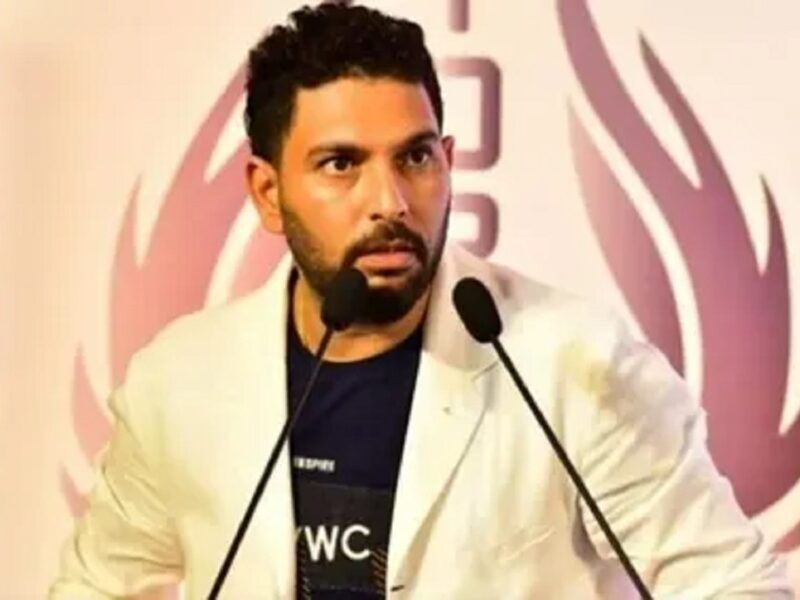 Cricketer Yuvraj Singh angry