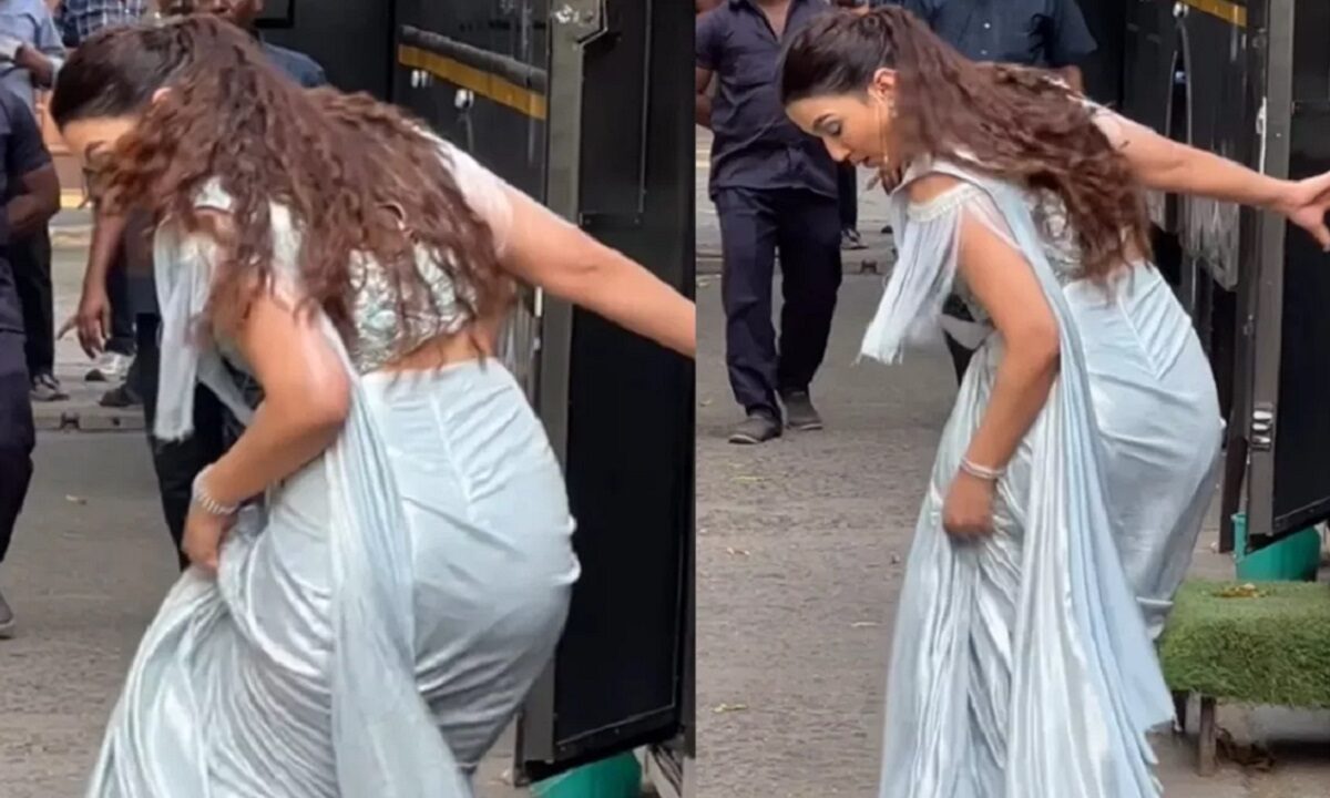 Gauhar Khan becomes victim of oops moment