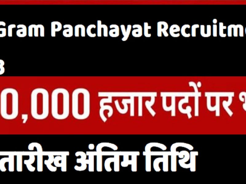 MP Gram Panchayat Recruitment 2023