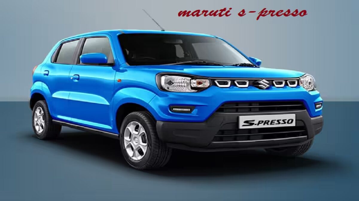 maruti s-presso