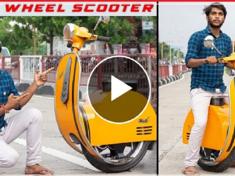 scooter runs on only 1 wheel