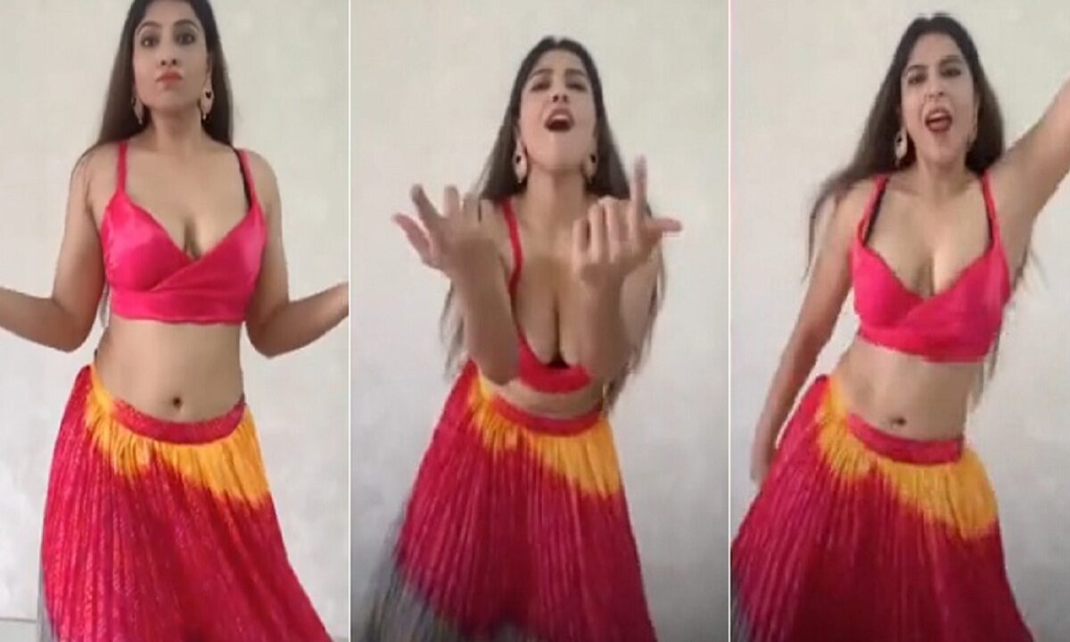 viral girl dance video