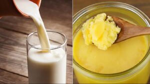 Ghee Mixed With Milk