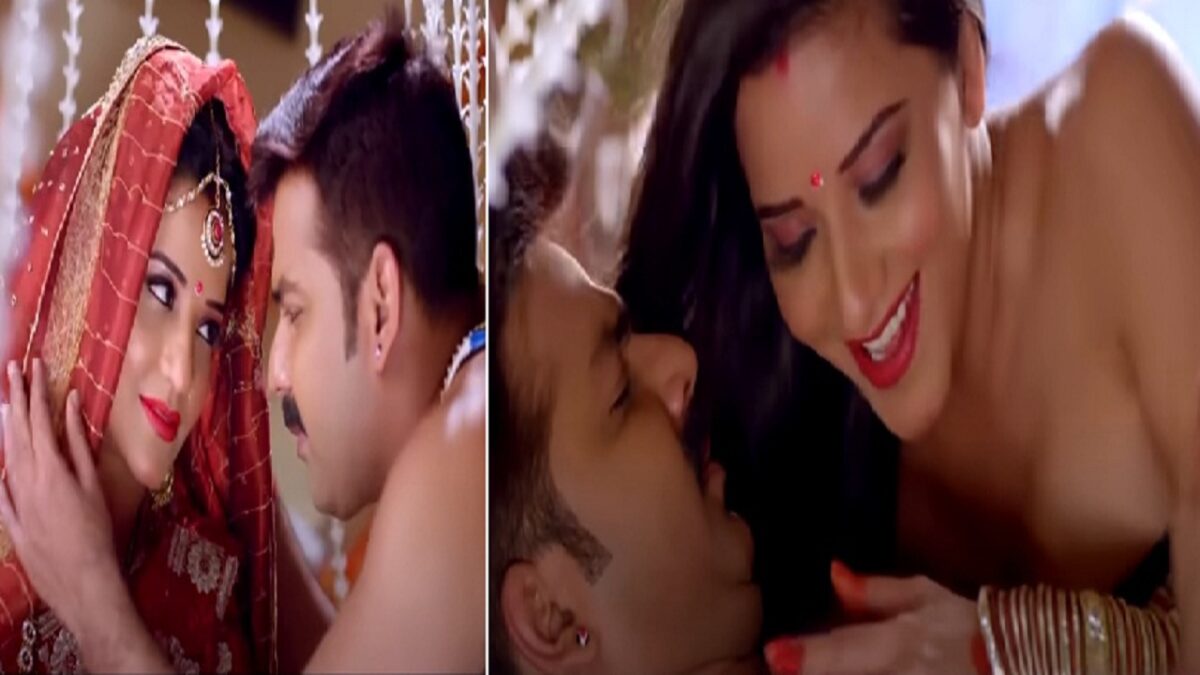 Pawan Singh and Monalisa hot video