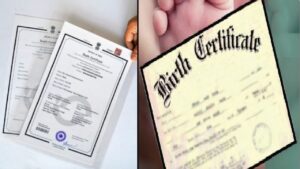 birth and death certificate