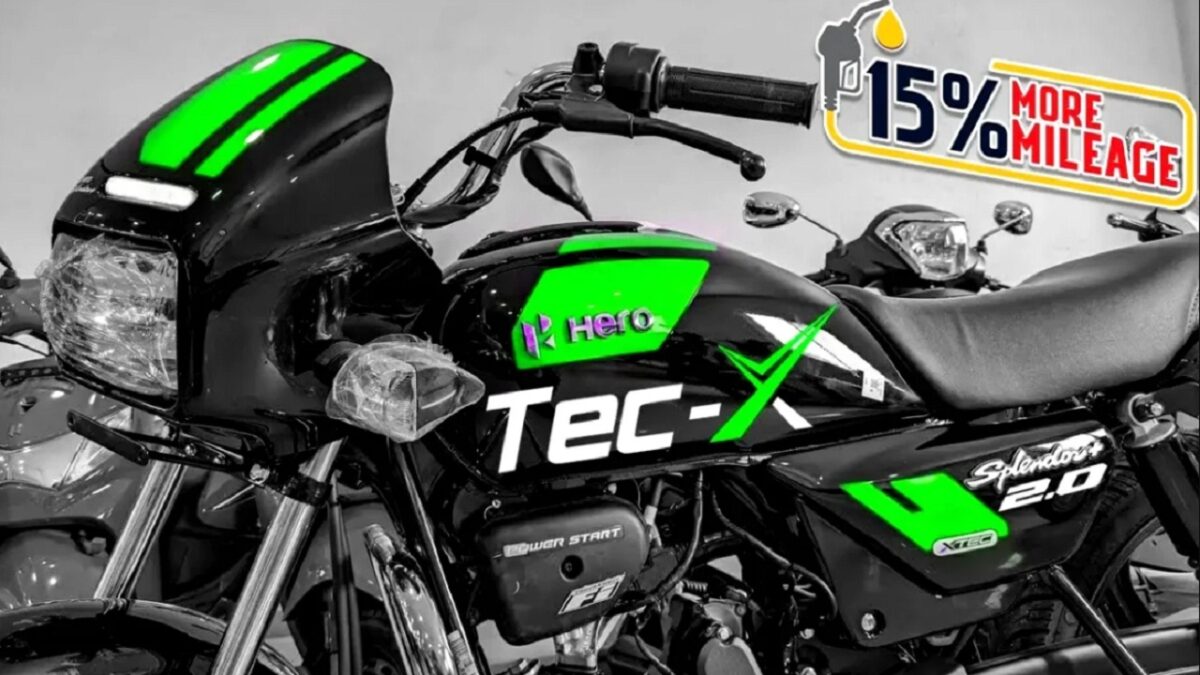 Hero Splendor Plus Xtech bike