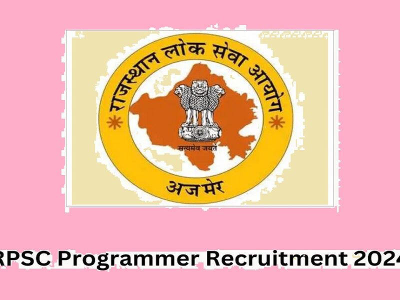 RPSC Programmer Recruitment 2024