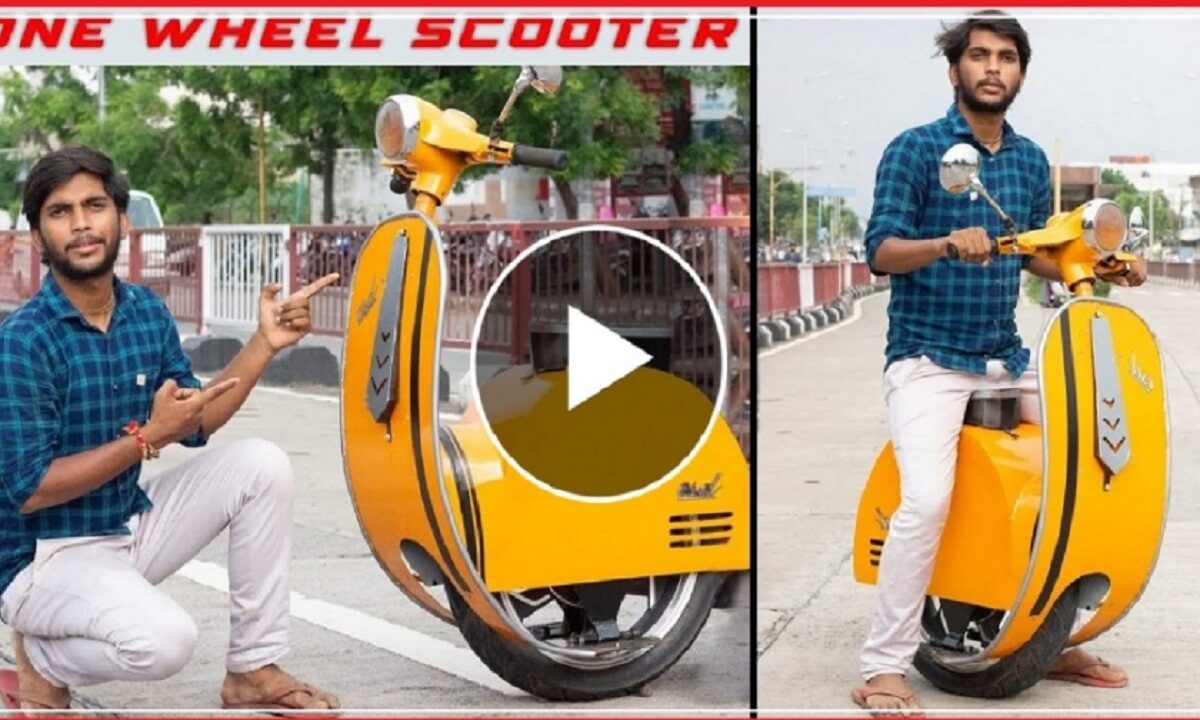 Single Wheel Electric Scooter Video Viral