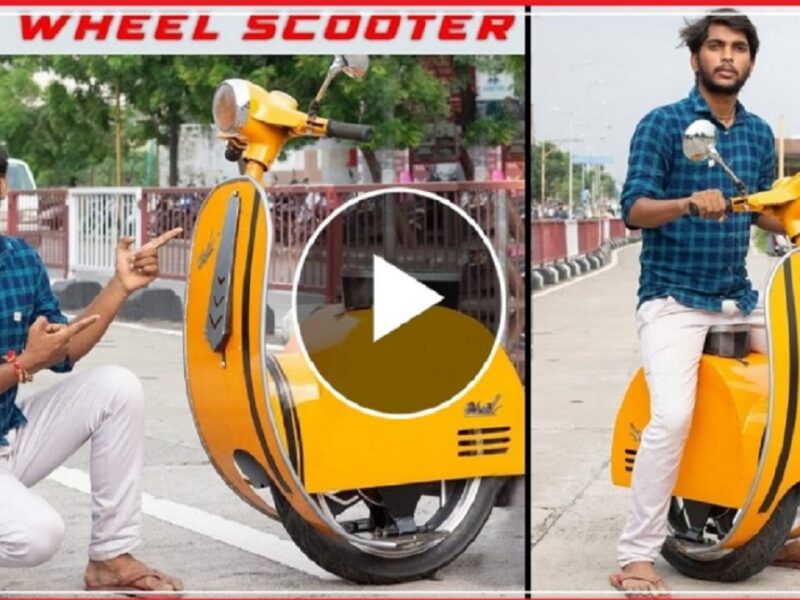 Single Wheel Electric Scooter Video Viral