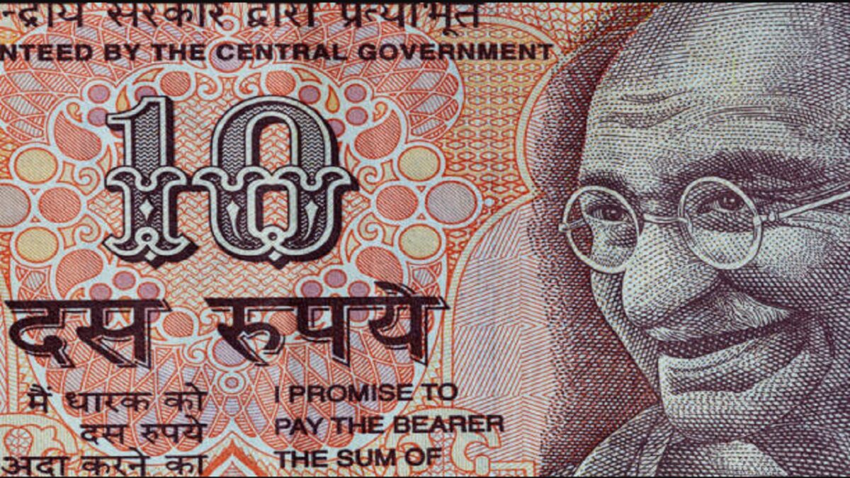 10 rupee note