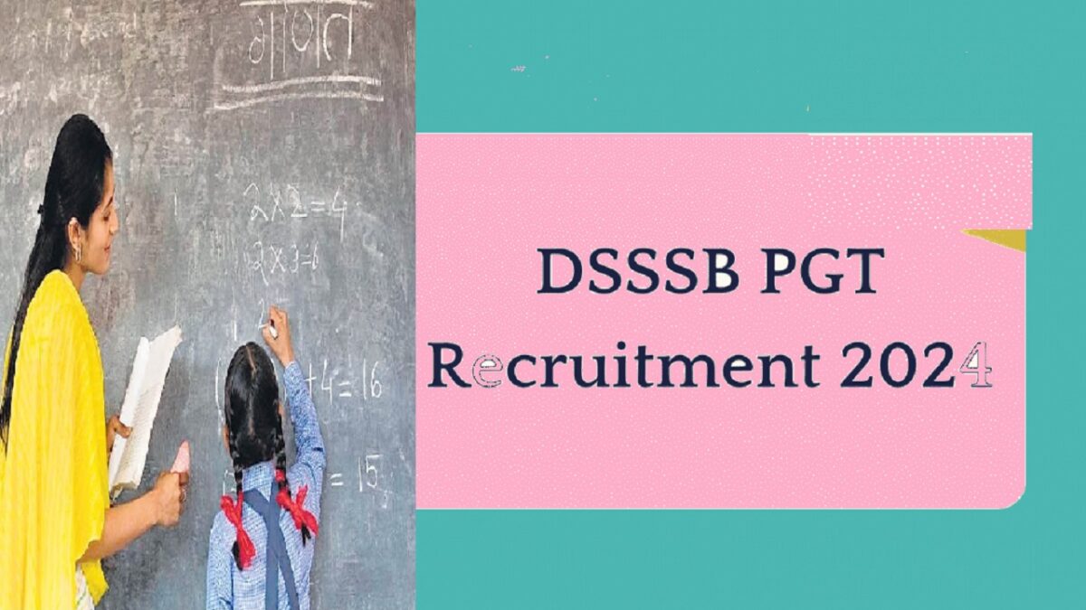 DSSSB Teacher Recruitment 2024