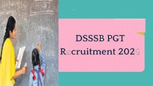 DSSSB Teacher Recruitment 2024
