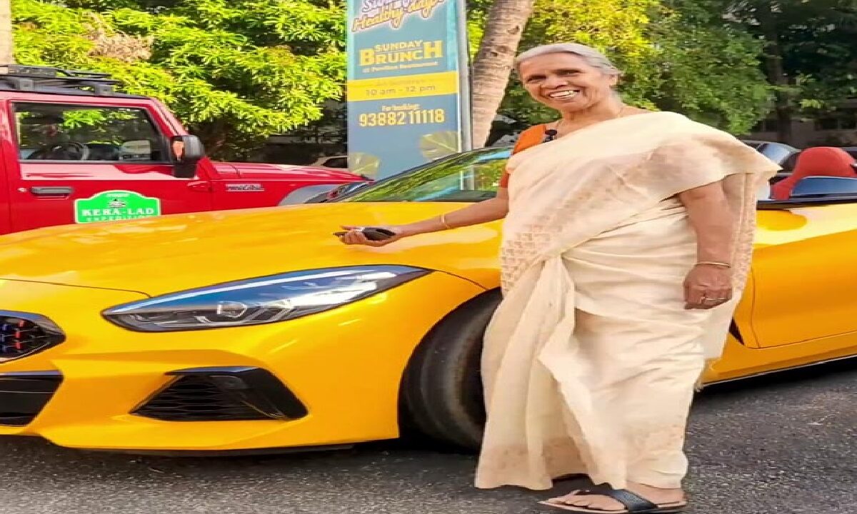 Radhamani Indian Grandmother Driving BMW Z4