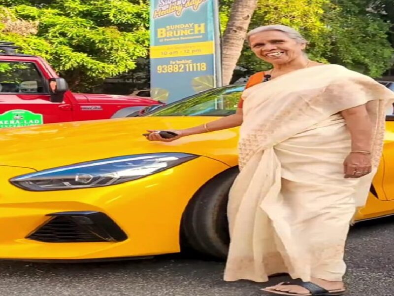 Radhamani Indian Grandmother Driving BMW Z4