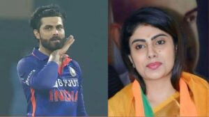 Cricketer Ravindra Jadeja And Wife