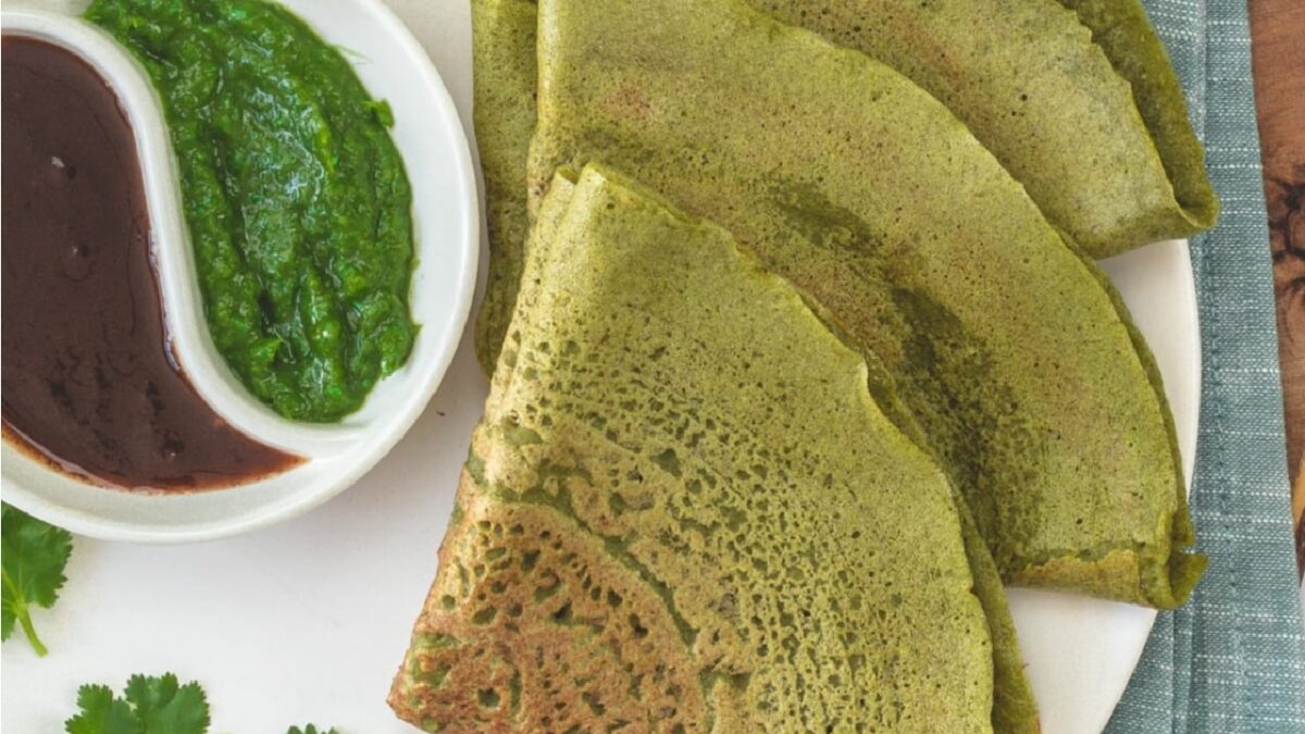 Making Protein Rich Moong Dosa