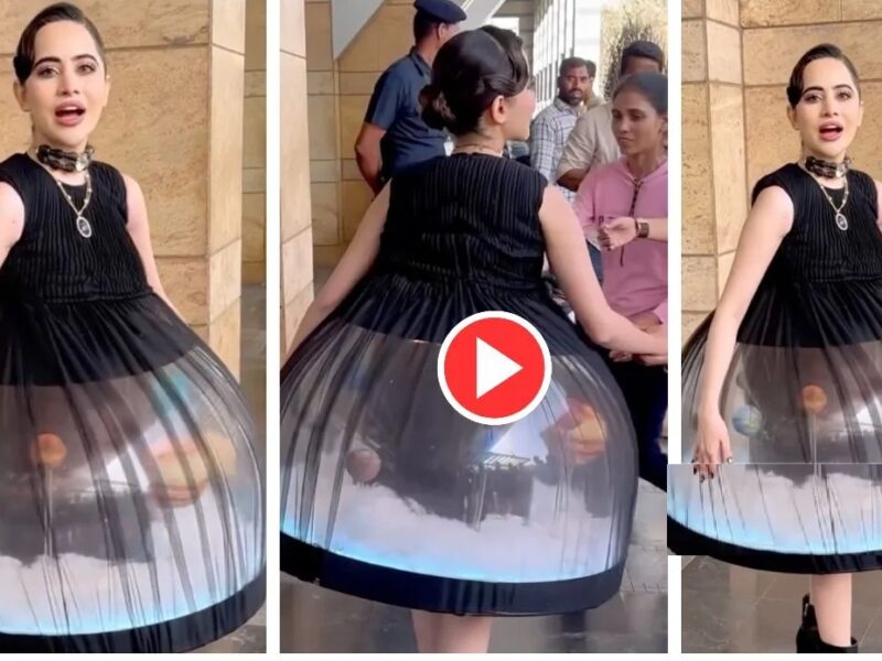 Urfi Javed's solar system look