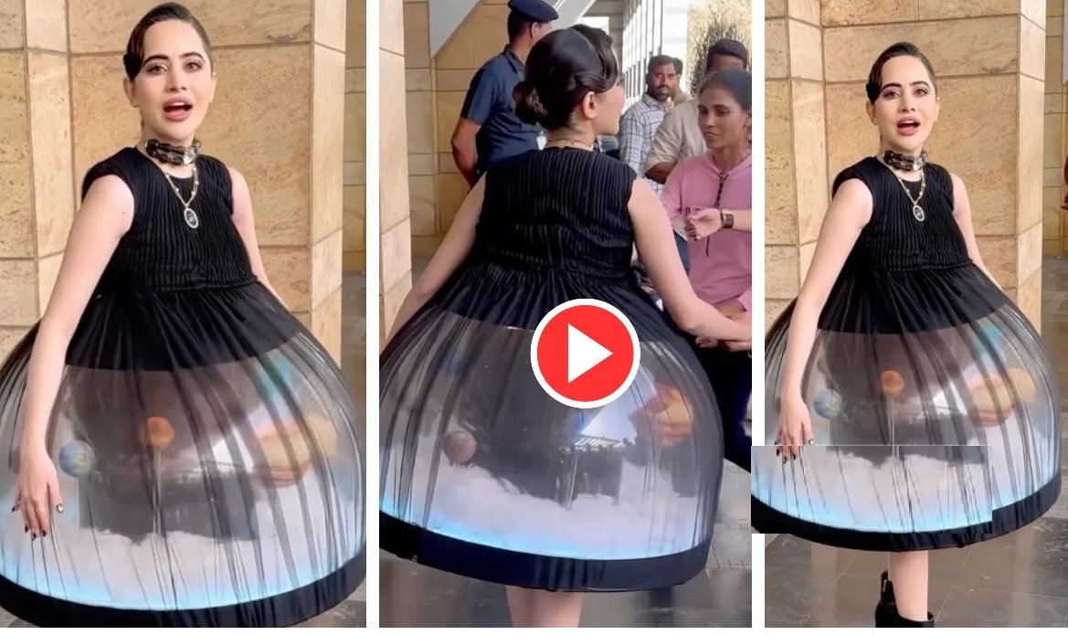 Urfi Javed's solar system look