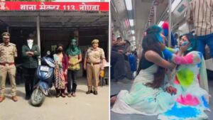 delhi metro and scooty video