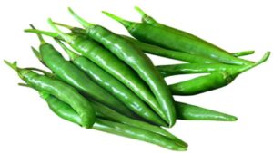 green chillies always fresh