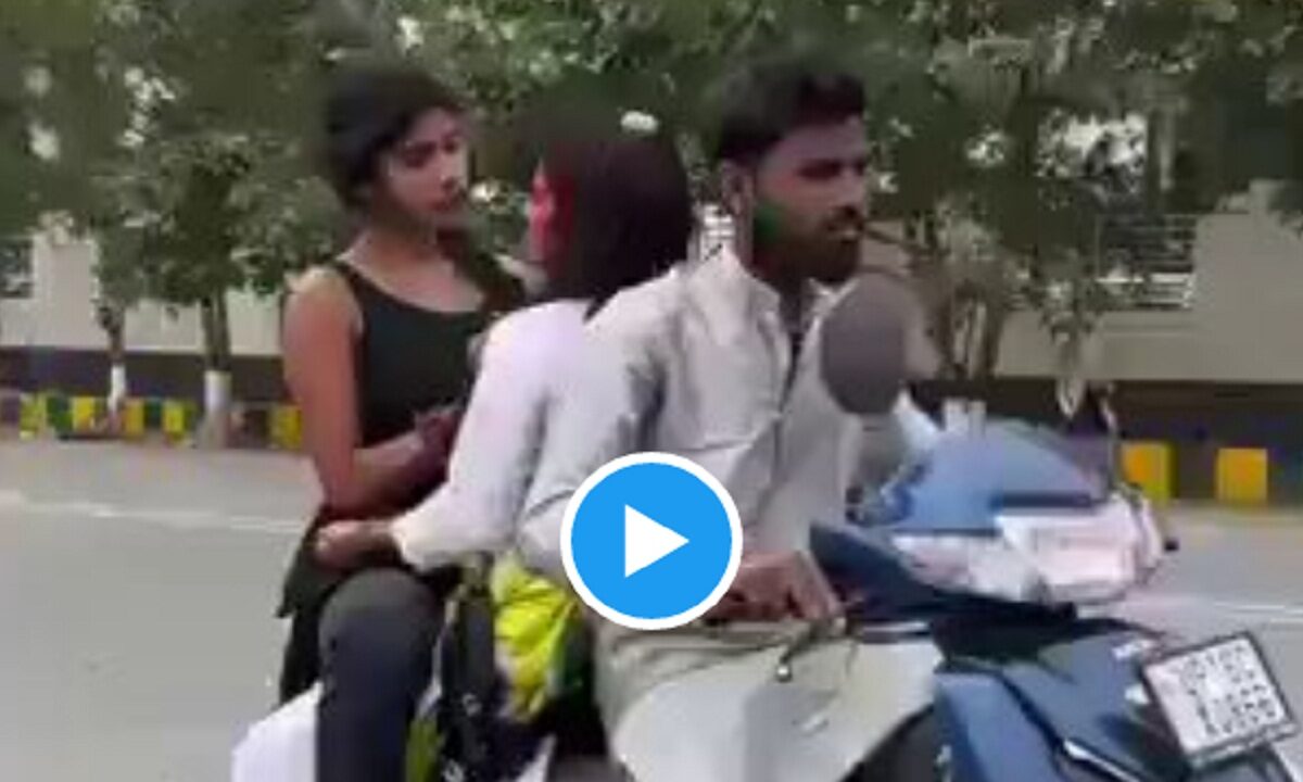 holi scooty video